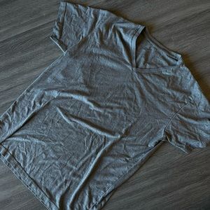 Men’s Grey V-Neck T-Shirt